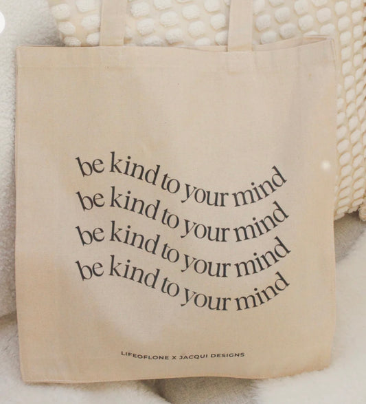 Baumwollbeutel "Be kind"