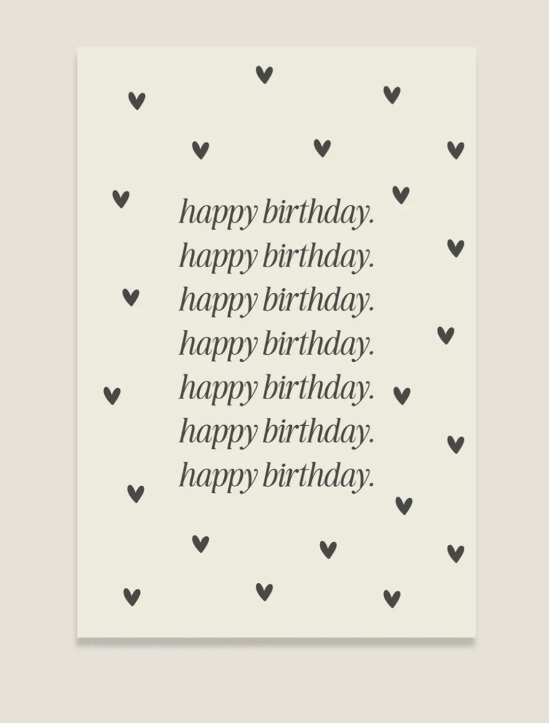 Postkarte "Happy Birthday"