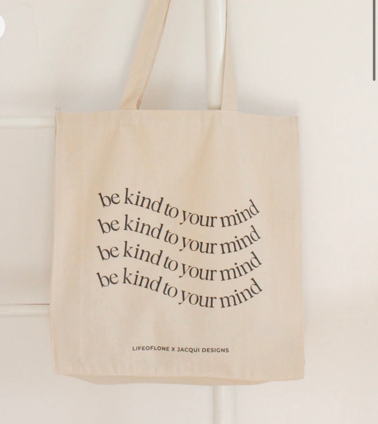 Baumwollbeutel "Be kind"