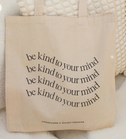 Baumwollbeutel "Be kind"