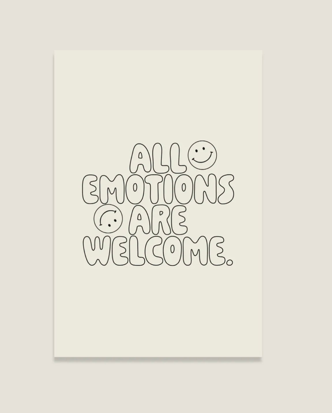 Postkarte "Emotions"