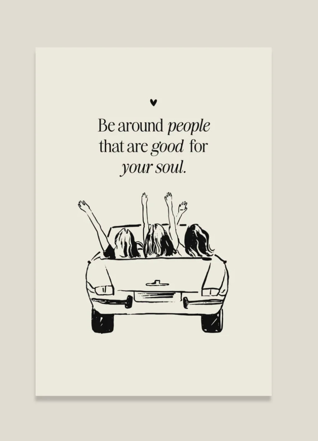 Postkarte "Soul people"