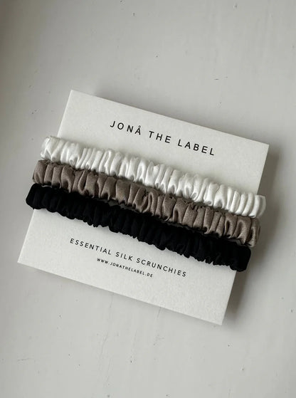Essentials Silk Scrunchies